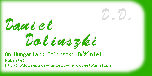 daniel dolinszki business card